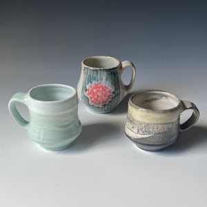 pottery mug, porcelain mug. yellow mug, coffee mug