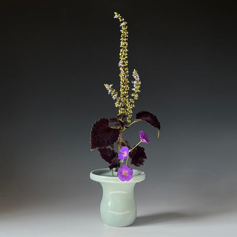 elegant porcelain vase